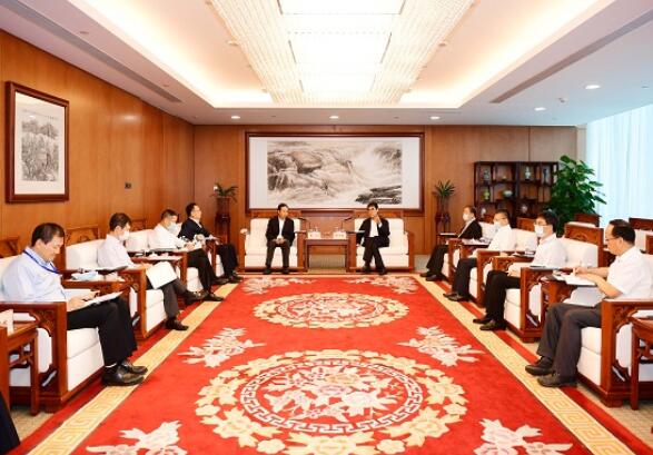 華能集團(tuán)有限公司黨組書記、董事長舒印彪會見國開行董事長趙歡