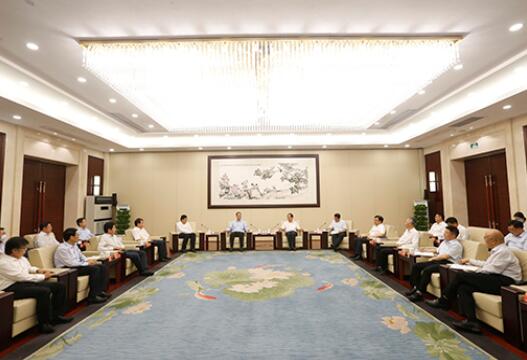 國家電網(wǎng)董事長毛偉明與浙江省委書記車俊、省長袁家軍會(huì)談