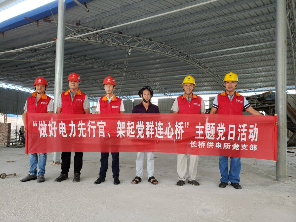 國(guó)網(wǎng)廣昌縣供電公司：開展“做好電力先行官、架起黨群連心橋”主題黨日活動(dòng)