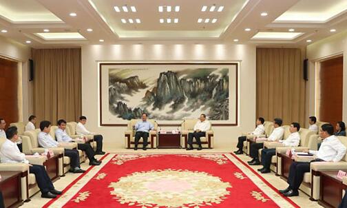 國(guó)家電網(wǎng)董事長(zhǎng)、黨組書記毛偉明拜會(huì)安徽省委書記李錦斌、省長(zhǎng)李國(guó)英