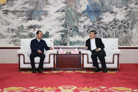 丁焰章拜會(huì)安徽省委常委、常務(wù)副省長(zhǎng)鄧向陽(yáng)