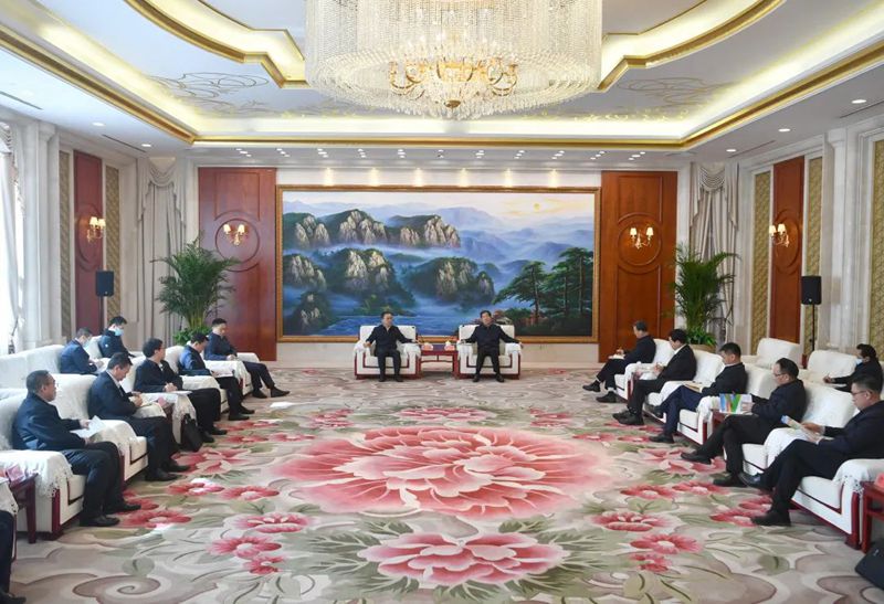 鄒磊拜會(huì)寧夏回族自治區(qū)黨委書記、人大常委會(huì)主任陳潤兒