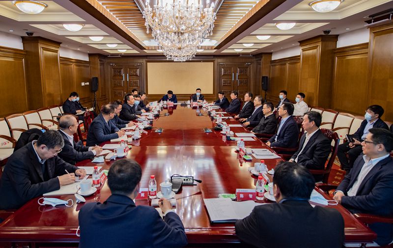 鄒磊、寇偉會(huì)見哈電集團(tuán)董事長曹志安、總經(jīng)理吳偉章