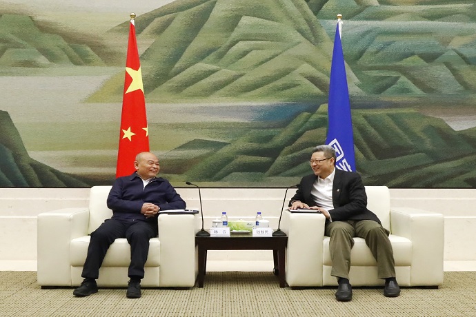錢智民會(huì)見中國(guó)中鐵董事長(zhǎng)、黨委書記陳云