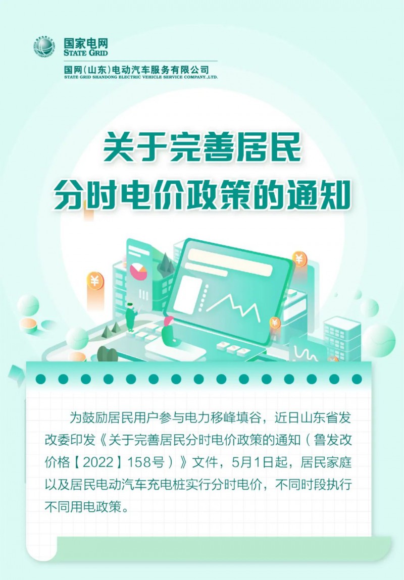 山東居民分時電價政策，5月1日開始執(zhí)行！
