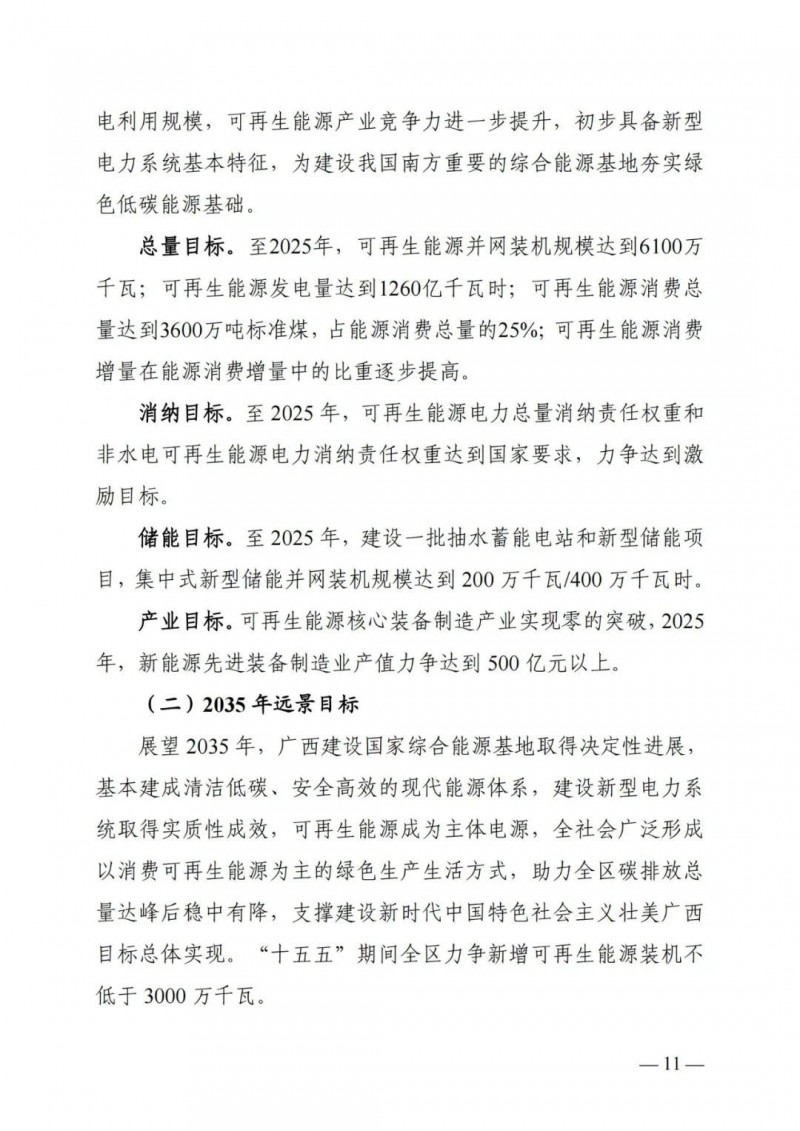 廣西“十四五”規(guī)劃：大力發(fā)展光伏發(fā)電，到2025年新增光伏裝機(jī)15GW！