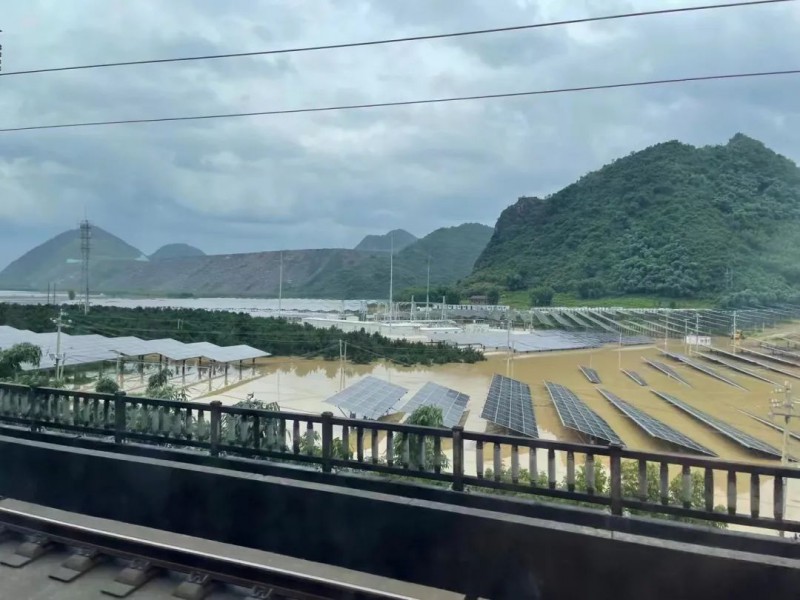 地面電站秒變漂浮電站，又一光伏電站被水淹！
