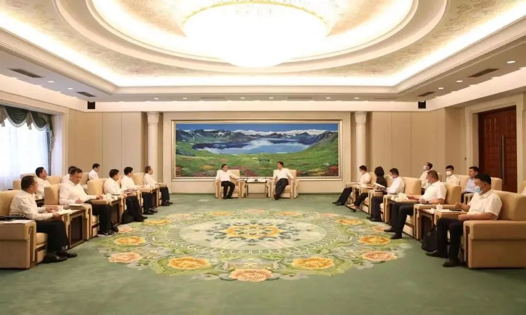 中國能建黨委書記、董事長宋海良拜會吉林省委常委、長春市委書記張志軍