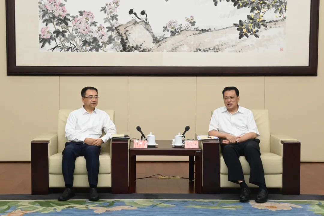 大唐集團公司黨組書記、董事長鄒磊拜會浙江省委書記、省人大常委會主任袁家軍