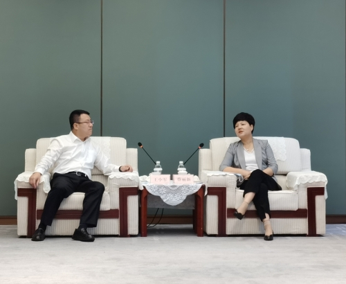 王小軍拜會(huì)廣西壯族自治區(qū)黨委常委、常務(wù)副主席蔡麗新