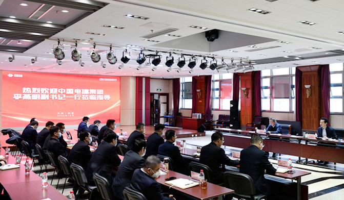 中國(guó)電建黨委副書記、董事李燕明到水電基礎(chǔ)局調(diào)研慰問(wèn)