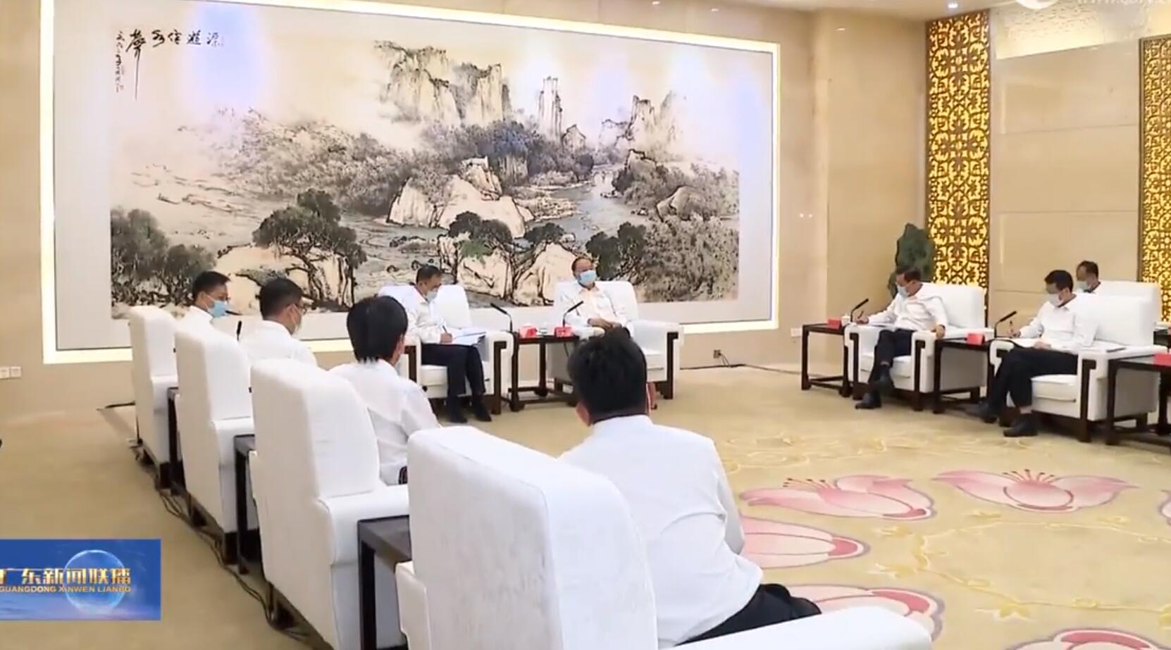 大唐集團(tuán)黨組書記、董事長(zhǎng)鄒磊拜會(huì)廣東省委書記黃坤明、省長(zhǎng)王偉中