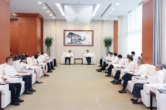 華能集團(tuán)黨組書記、董事長溫樞剛會見山西省委常委、太原市委書記韋韜