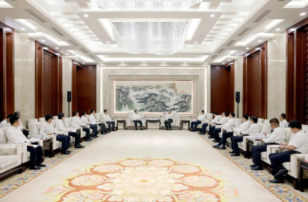 大唐集團鄒磊、劉明勝拜會山東省委書記林武、省長周乃翔
