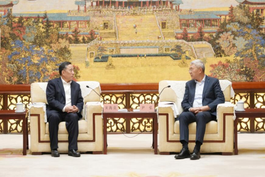 宋海良拜會江西省委書記尹弘、省長葉建春并見證簽署戰(zhàn)略合作協(xié)議