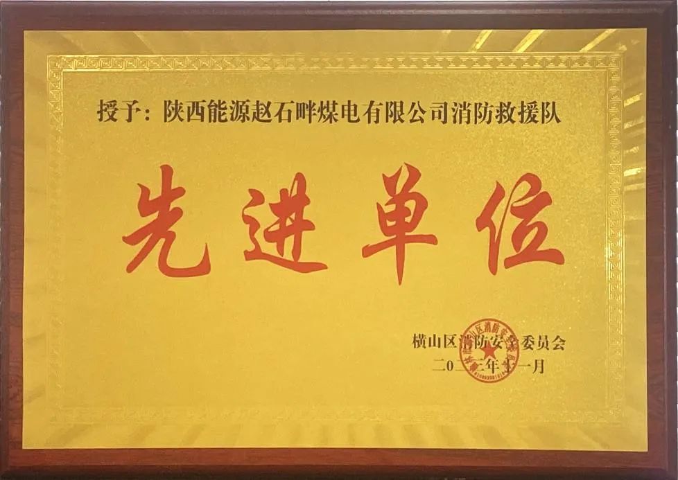 優(yōu)秀！再續(xù)輝煌！陜投集團(tuán)趙石畔煤電消防工作又獲表彰