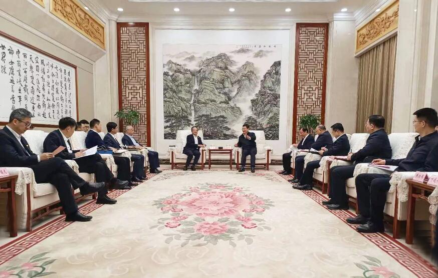 吳云拜會(huì)湖北省政府副省長(zhǎng)、黨組成員盛閱春