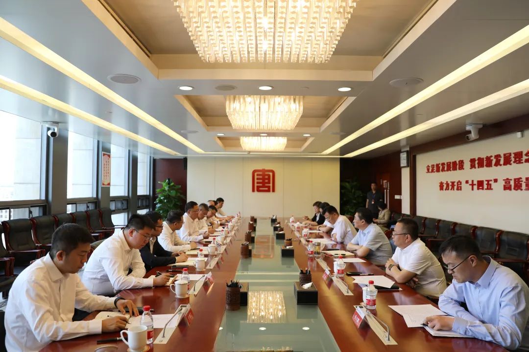 中建一局黨委書記、董事長吳愛國拜會大唐國際黨委書記、董事長王順啟