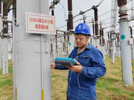 監(jiān)督檢查隱患電桿，全力保障電力安全