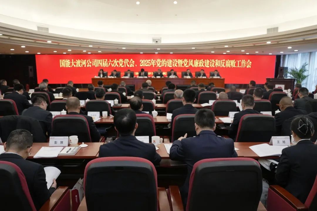 國能大渡河公司召開四屆六次黨代會、2025年黨的建設(shè)暨黨風廉政建設(shè)和反腐敗工作會