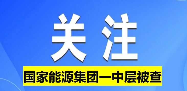 國家能源集團一中層被查！