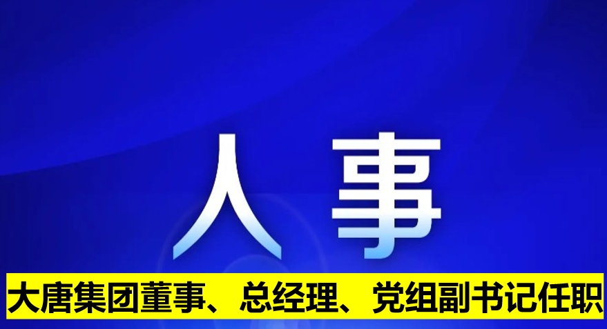 大唐集團(tuán)董事、總經(jīng)理、黨組副書記任職